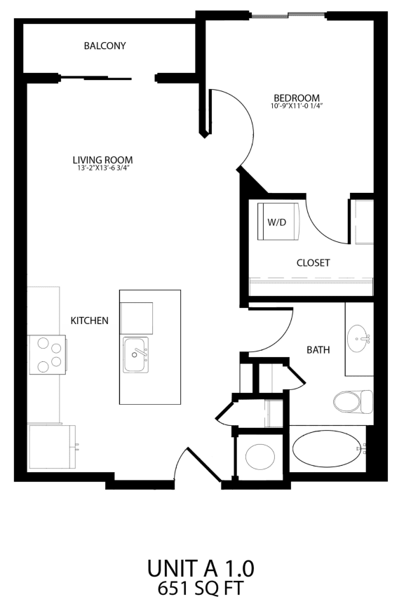 Alton Southern Highlands Apartments in Las Vegas, Nevada A1 Floor Plan