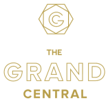 the grand central terminal logo on a green background