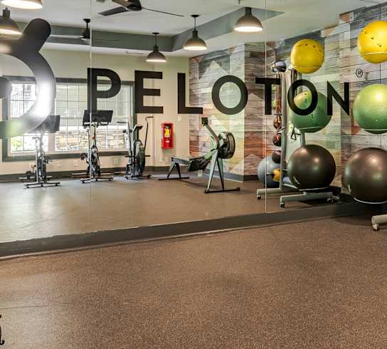 Fitness Center at Willowest in Vinings Apartments in Atlanta, GA 30339