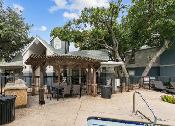 Poolside Relacing Chairs at 5636 Apartment Homes, Dallas, TX