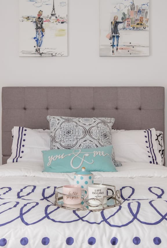 trendy bedroom set