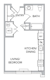 luxury rental studio one two bedroom apartments at city line east in jersey city Hudson county nj new jersey near nyc new York city