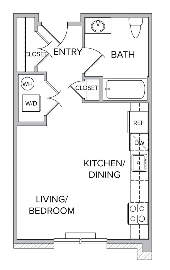 luxury rental studio one two bedroom apartments at city line east in jersey city Hudson county nj new jersey near nyc new York city