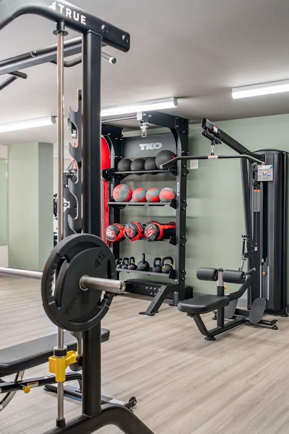 gym equipment at Harbor Side at Conwood Flats Apartments, Memphis, TN