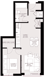 bedroommask floor plan of the residence