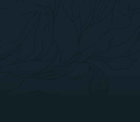 A dark blue floral pattern fills the image.