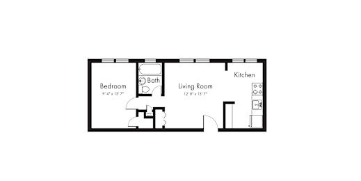 1 bedroom 1 bathroom at Integrity Cleveland Heights Apartments, Cleveland Heights, Ohio