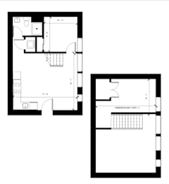 a floor plan of a house for west lots