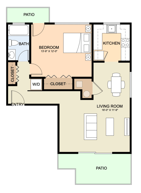 bedroom floor plan | the madison at ballston station