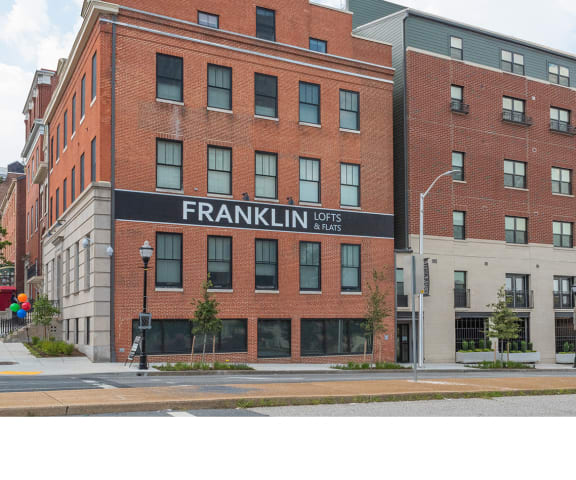 Front of Franklin Lofts and Flats