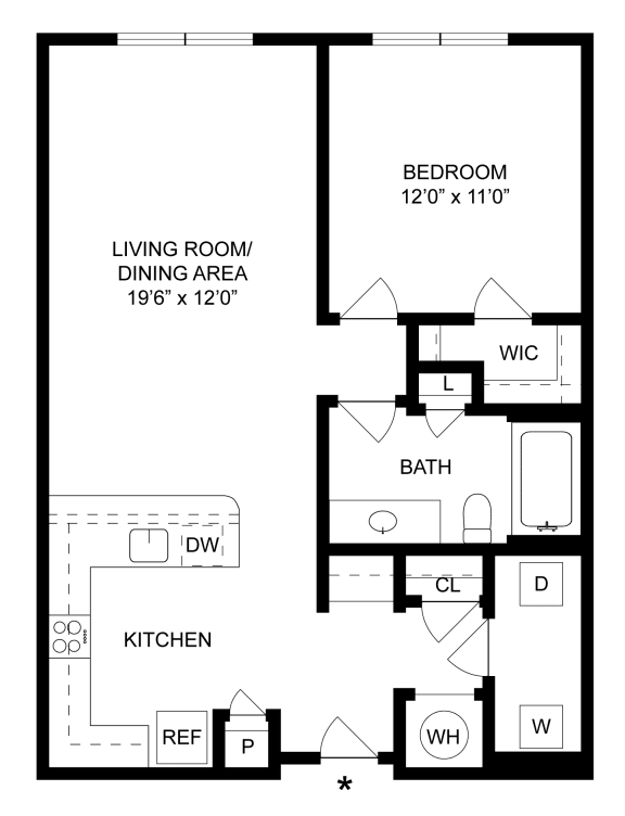Satori Town Center A1C floor plan