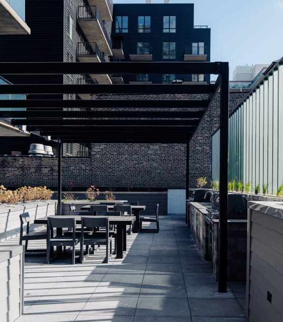 the pool area at the courtyard