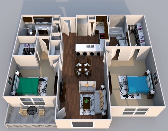 Steinbeck Floor Plan  at EdgeWater at City Center, Lenexa