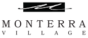 A logo with the text "MONTERRA VILLAGE" below it.