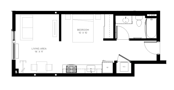Multnomah Station B2 Floor Plan