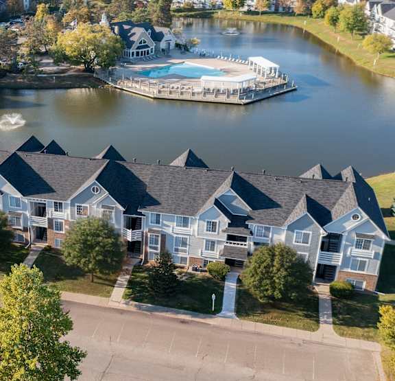 Lake Views From Apartments at The Landings, Westland, MI