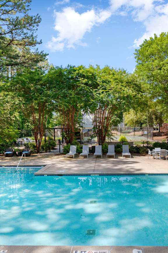 Large swimming pool at Manchester at Mansell in Roswell, GA, 30076