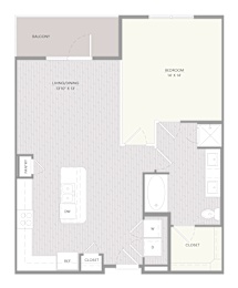 A12 floor plan with labeled rooms.