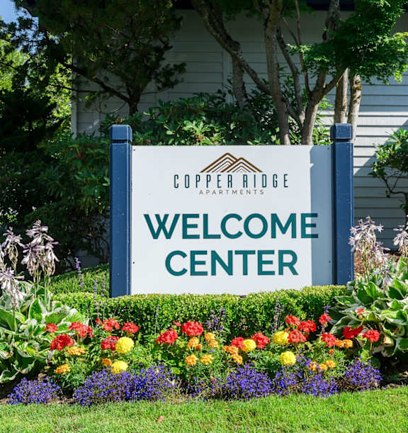 Copper Ridge Apartments in Renton, Washington Monument Sign
