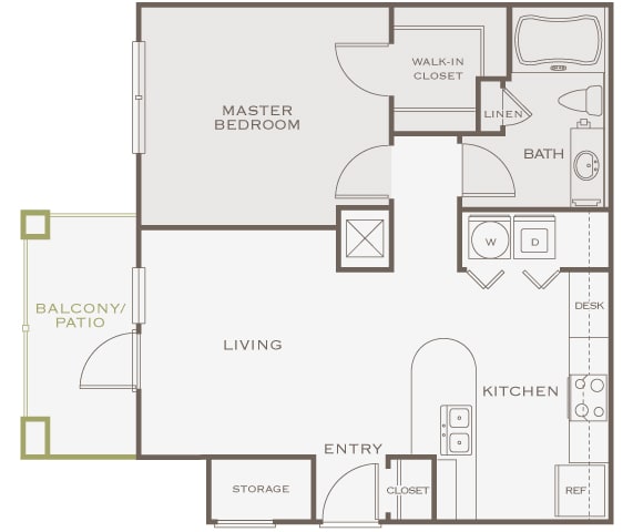 The Fairways - A1 Pine Valley - 1 bedroom 1 bath