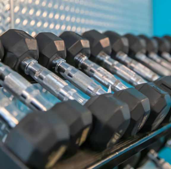 24 Hr Fitness Center with Free Weights