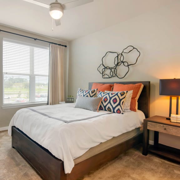 a large fitness room with treadmills and other exercise equipment at JTB Apartments, Jacksonville, FL, 32256