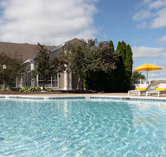Apartment Community with a swimming pool in Crown Point, IN