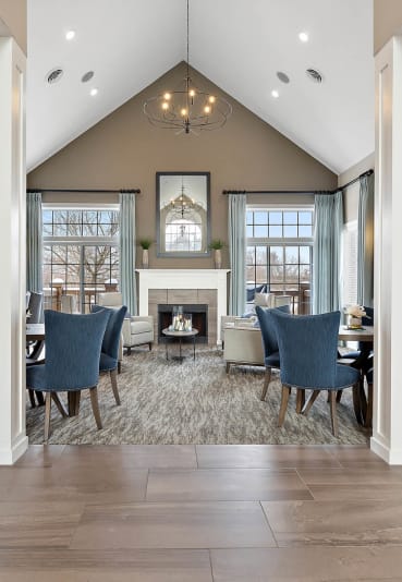 Community Clubroom at Brownstones, Novi, MI, 48377