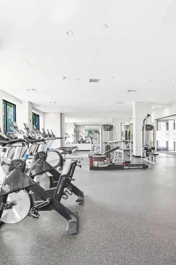 Gym with Modern Equipment at The Aeronaut, Weymouth, MA, 02190