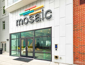 Exterior Building at Evening at Mosaic Summit Pointe VA, 23320