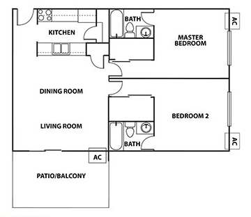 C2 Floor Plan at Autumn Park, Sioux Falls, SD 57106