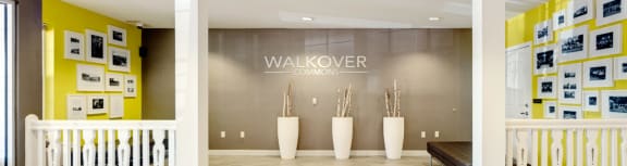 the lobby or reception area at walkover hotel  suites  at Walkover Commons, Brockton, MA, 02302
