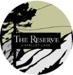 logo of the reserve tilted leafy tree