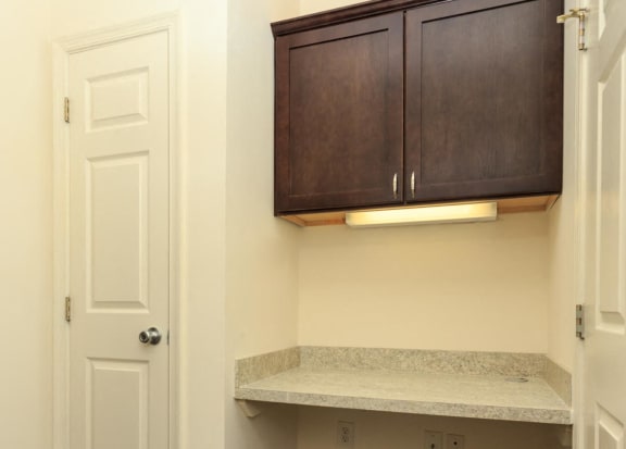 Built-in Computer Nooks in select apartments at Brittany Commons Apartments, Spotsylvania, VA