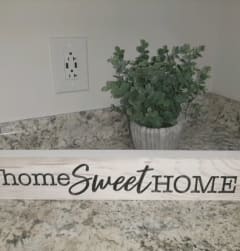 home sweet home sign at Fox Run, Dayton