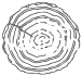 A graphic with concentric circles and the text "The Vaughn" in the center.