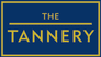 the logo of the tannery on a blue background at The Tannery, Connecticut, 06033