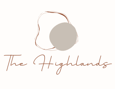 a logo for the highlands  branding and website design