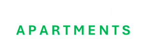 A black background with the words "Fenton Estates Apartments" written in green.