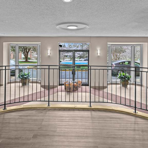 A balcony at Kensington House, Kensington, MD 20895