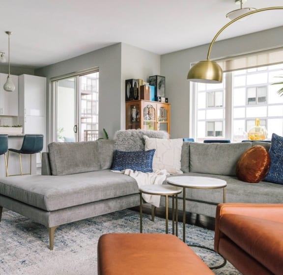 a model living room