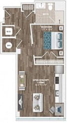 A4A Floor Plan at Sinclaire on Seminary, Alexandria, VA