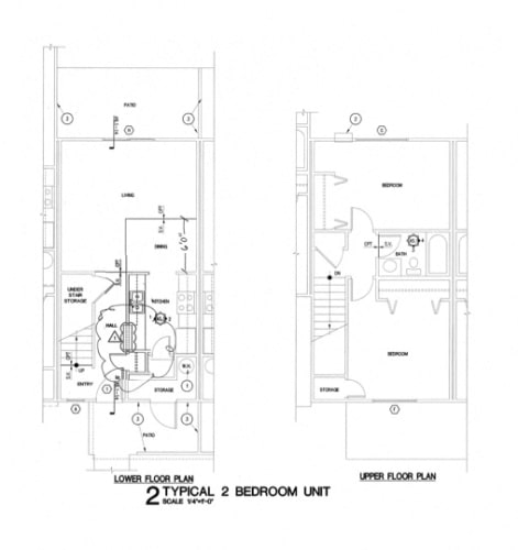 Floor Plan  Two Bedroom