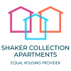 The image is a logo for Shaker Collection Apartments, an equal housing provider.