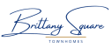 a logo that reads birthdaysquare townhomes with two signatures on it