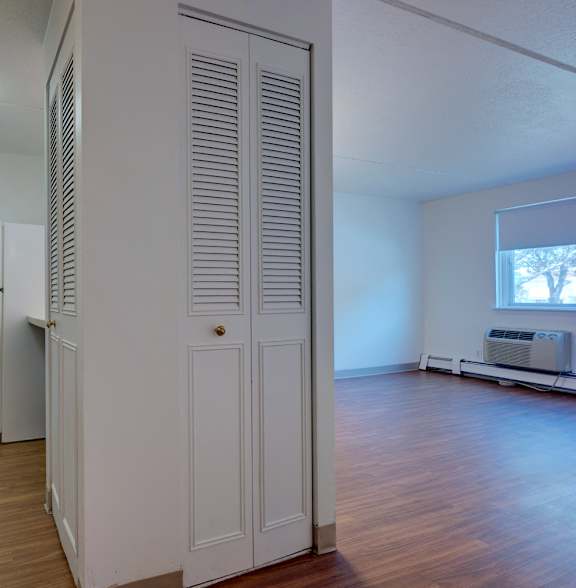 One bedroom apartment at Blake Estates Apartments in Hyde Park, MA