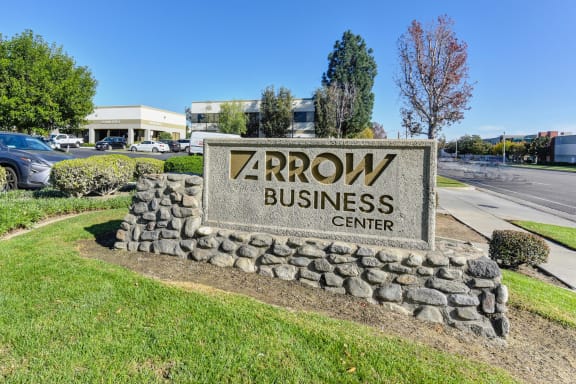 Arrow business center monument signage