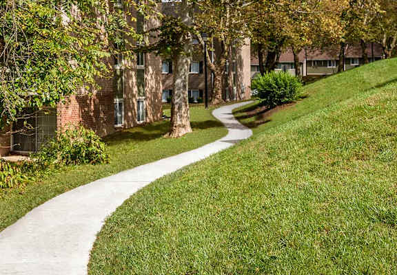 Landscaped Walkways at The Brook at Columbia, Columbia, 21044