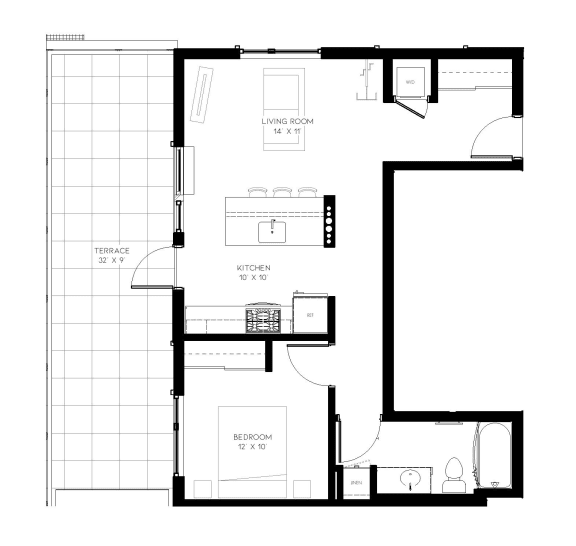 Multnomah Station B6 Floor Plan