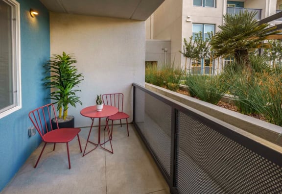 a balcony or terrace at residence inn by marriott las vegas convention center at NoMa Apartments, Walnut Creek, CA, 94596